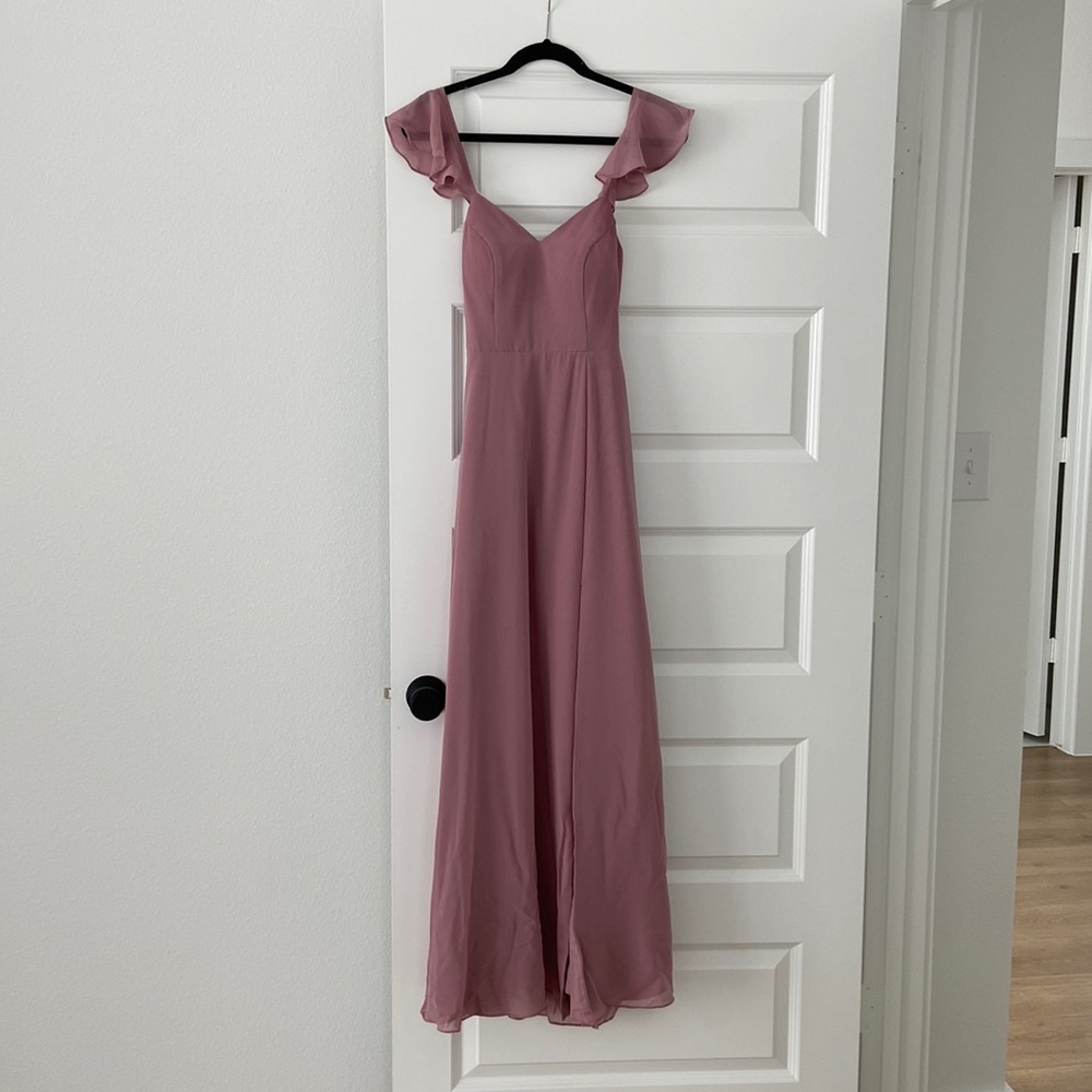 Azazie Everett dress vintage mauve
